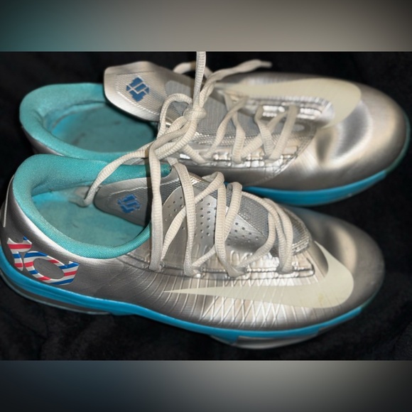 Nike KD 6 BARBER Unisex Kids Youth Size 7Y Kevin Durant - Picture 10 of 16